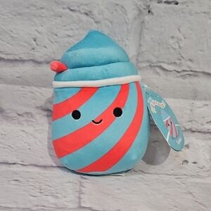 Squishmallows Tucker Blue and Red Slushie Stuffed Animal